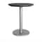 Flash Furniture Commercial All-Weather 24" Black Faux Marble HPL Tabletop with Silver RD Base ST-RD24-BKMAR-TR18S-GG - alternate 4