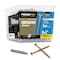 Hillman Power Pro No. 9 X 3 in. L Star Yellow Zinc Coarse Wood Screws, 373 PK 48592V4 - alternate 1