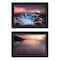 Homeroots Set Of Two Future Genesis 2 Black Framed Print Wall Art, 2PK 406086 - alternate 1