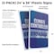 Signmission Climate Controlled Storage, Plastic Signs Only 24 Inch x 36 Inch, Corrugated Plastic, 2PK CSB-2436-2PACK-30364 - alternate 2