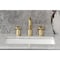 Kingston Brass Widespread Bathroom Faucet with Push Pop-Up Drain, Brushed Brass KS1417RNK - alternate 5