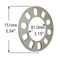 Coyote Wheel Accessories WHEEL ADAPTERS 8 x 1651 Millimeter 8 x 650 Inch Axle Bolt Circle 8 x 1651 Millimeter 8 x 650 8650-8650M-E - alternate 3