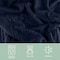 Lavish Home Cable Knit Throw Blanket for Couch, Sofa, or Bed 60x80-Inch Soft and Cozy Blanket, Navy Blue 66-THROW80-N - alternate 3