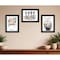 Homeroots Set Of Three Rise and Shine Kitchen Black Framed Print Kitchen Wall Art, 3PK 408030 - alternate 2