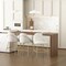 Manhattan Comfort Gracie Counter Stool  in White and Gold - Set of 3 3-CS019-GWH - alternate 1