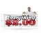 Signmission Everything 2 Dollars, 48 Inch x 120 Inch, Vinyl Banner B-120-30567 - alternate 3