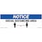 Signmission Social Distance Area 6 Ft Non-Slip Floor Graphic, 18in Vinyl Decal, 16" x 16", FD-R-16-99990 FD-R-16-99990 - alternate 1