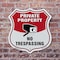 Signmission Private Property Shield Sign No Trespass, 6 inch X 6 inch, Plastic Sign, 2PK SHI-P-2PACK-6-448 - alternate 3