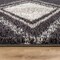 World Rug Gallery Geometric Grid Pattern Shag Area Rug 2 ft x 3 ft Anthracite WR129ANTHRACITE2X3 - alternate 5