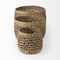 Homeroots Set of Three Brown Wicker Basket, 3PK 392152 - alternate 1