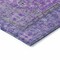 Homeroots 8' X 10' Purple And Gray Medallion Washable Indoor Outdoor Area Rug 616295 - alternate 3