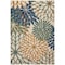 Homeroots 5' X 8' Blue Yellow And Blue Floral Indoor Outdoor Area Rug 556280 - alternate 6
