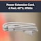 Newhouse Electric 6-foot White Power Extension Cord EXTCORD6FT-WH - alternate 4
