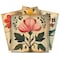 Homeroots 4" x 4" Pink And Green Vinyl Arabesque Peel And Stick Removable Tiles 572041 - alternate 1
