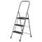 Simple Spaces Folding Step Stool, 5034 in H, 3Step, 225 lb, 518 in D Step, Steel, Black HB3-2H - alternate 1