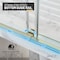 Anzzi 76 in. x 44-48in. Frameless Sliding Shower Door in Brushed Gold , 3/8in 10mm Tempered Clear Glass SD-AZ21-01BG - alternate 3