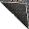 Homeroots 9' X 12' Navy Blue Brown And Red Floral Washable Indoor Outdoor Area Rug 603429 - alternate 5