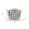 Homeroots 6" x 6" Wood Brown and White Mosaic Peel and Stick Removable Tiles 400481 - alternate 3