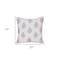 Homeroots 20" X 20" Natural and Ivory Floral Linen Zippered Pillow With Embroidery 534299 - alternate 2