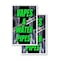 Signmission Vapes & Water Pipes, A-Frame & 2 Decals Installed, Heavy-Duty Plastic Frame SBHD-D-2436-Vapes & Water Pipes - alternate 4