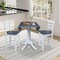 Whitewood Industries Extension Dining Tables, 45 in L, 38 in H, Parawood Top K05-42DPT-6B-S61722 - alternate 3