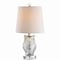 Jonathan Y Night Owl 19" Glass/Crystal LED Table Lamp, Silver/Ivory JYL4010A - alternate 1