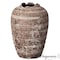 Uniquewise 7-inch Rustic Broken Rim Vintage-Inspired Vase Decorative Ceramic Pottery for Home Decor Accent QI004786 - alternate 1