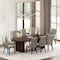 Manhattan Comfort 8-Piece Connie Dining Chair and Arm Chair in Light Grey 8-DC095-LG - alternate 1