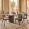 Leisuremod Dilenny Faux Leather Dining Chair - Modern Padded Side Chair with Steel Legs DC49LGR - alternate 4