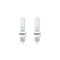 Bulbrite Mini-Candelabra Screw Base E11 Light Bulb, 40 Watt, Frost, 2PK 861347 - alternate 1
