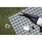 Picnic Time Family Of Brands Blanket Tote XL Outdoor Picnic Blanket, English Plaid Pattern with Beige Flap 920-00-109-000-0 - alternate 3