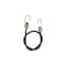 Keeper Bungee Cord, 13/32 in Dia, 24 in L, Rubber, Black, Hook End 6180 - alternate 1