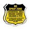 Signmission No Spray Shield Sign No Spray Zone Resid, 18 inch X 18 inch, Vinyl Decal, 2PK SHI-D-2PACK-18-405 - alternate 1