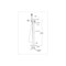 Anzzi Impala 2-Handle Claw Foot Tub Faucet with Hand Shower in Brushed Nickel FS-AZ0037BNR - alternate 2