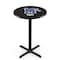 Holland Bar Stool Co 36" Blk Wrinkle Memphis Pub Table, 36" dia. Top L211B3636Memphs - alternate 1