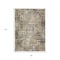 Homeroots 3' X 5' Brown And Ivory Geometric Washable Indoor Outdoor Area Rug 631993 - alternate 4