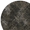 Homeroots 8' Brown And Chocolate Round Geometric Washable Indoor Outdoor Area Rug 588306 - alternate 4
