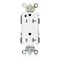 Leviton PlugsandReceptacles, 20A, 125VAC, Wht, Nylon 16362-PLW - alternate 1