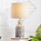 Jonathan Y Webb 23" Ceramic LED Table Lamp, Gray/White JYL3004A - alternate 3