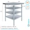 Amgood 30in D x 30in L Stainless Steel Table, Three Undershelves AMG WT-3030-3SH-Z - alternate 4