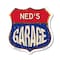 Signmission Ned's Garage, 12 Inch X 12 Inch, Plastic Sign SHI-P-12-383-NED - alternate 1