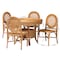 Bali & Pari Troy Natural Rattan Dining Set 260-14188-14176-ZORO - alternate 4