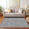 Homeroots 10' X 14' Gray And Ivory Geometric Washable Indoor Outdoor Area Rug 614076 - alternate 5
