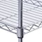 Sandusky Lee Wire Shelving Unit, 10"D x 18"W x 18"H, 3 Shelves, Chrome WS181018-C - alternate 3