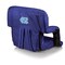 Picnic Time Family Of Brands NCAA North Carolina Tar Heels Ventura Reclining Stadium Seat with Back Support - Beach Floor Chair 618-00-138-414-0 - alternate 1