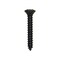 Auveco Phillips Oval Head Tapping Screw 4 x 3/4in Black Oxide, 100PK 12896 - alternate 1