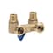 Mueller Industries Washing Machine Shut-Off Valve, Heavy-Duty, Brass VWMDUAF3 - alternate 2