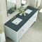 James Martin Vanities Myrrin 72in Double Vanity, Bright White w/ 3 CM Parisien Bleu Silestone Top 485-V72-BW-FPBL - alternate 4