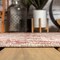 Jonathan Y Rozetta Boho Medallion Textured Weave Red/Taupe 9 ft. x 12 ft. Indoor/Outdoor Area Rug SMB102A-9 - alternate 4