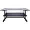 Lorell Standing Desk Converter, 32 in W, Black LLR81974 - alternate 1